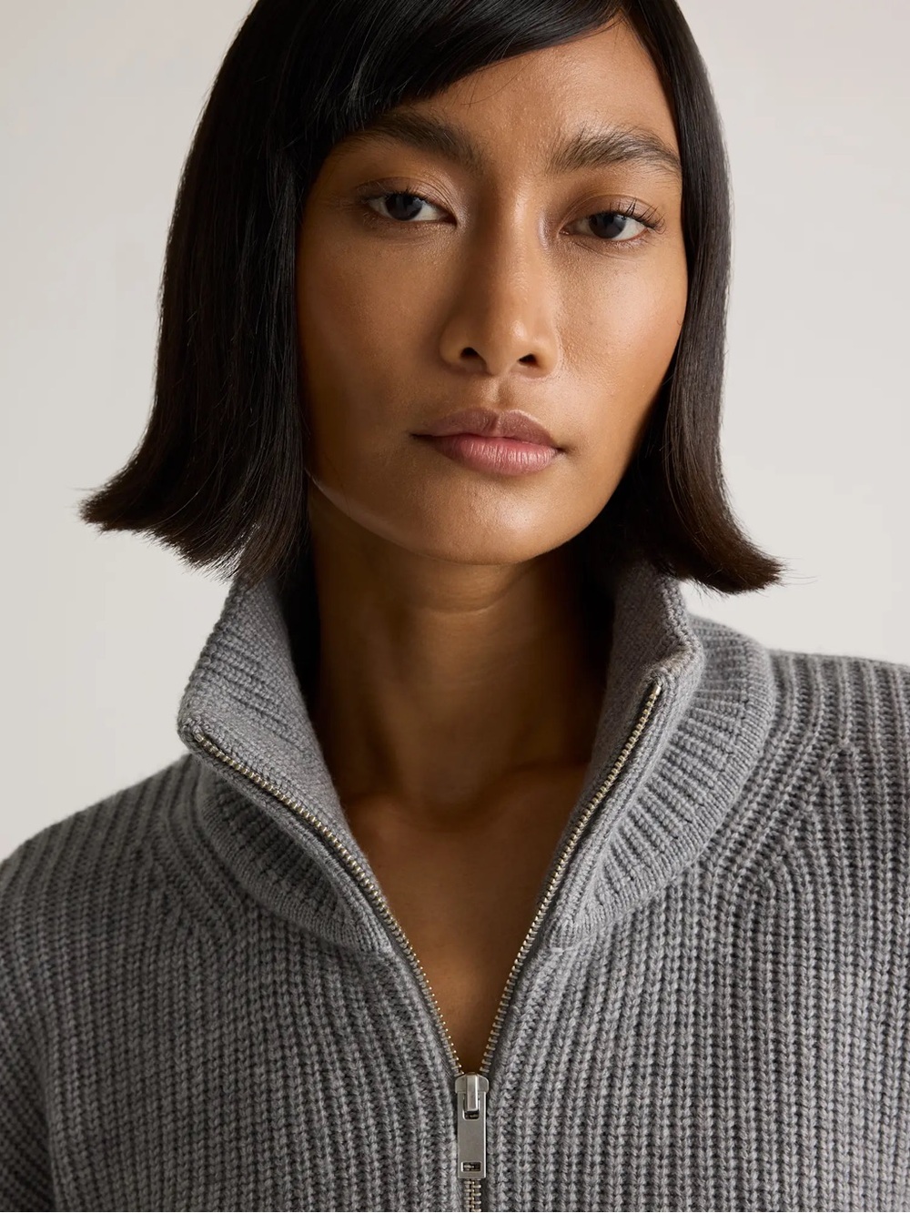 Quince Australian Merino half zip L - Picture 4 of 12